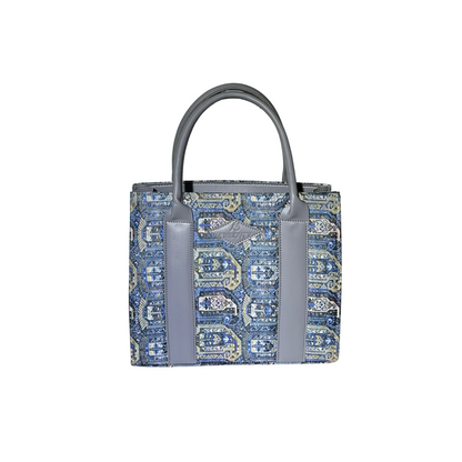 Azure Mosaic Tote Bag